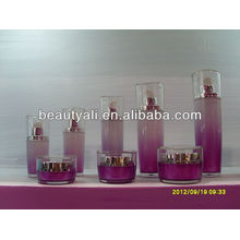 Lotus Leaf Shape Acrylic Cosmetics BB Cream Jars 15g 30g 50g